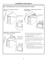 Preview for 9 page of GE PSA9120SF1SS Installation Manual