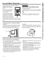 Preview for 7 page of GE PSB42 Owner'S Manual & Installation Instructions