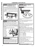 Preview for 24 page of GE PSB42 Owner'S Manual & Installation Instructions