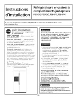 Preview for 62 page of GE PSB42YPHASV Owner'S Manual And Installation Instructions