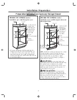 Preview for 7 page of GE PSB9120 Installation Instructions Manual