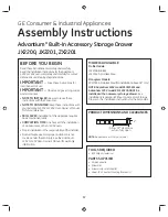 Preview for 17 page of GE PSB9120 Installation Instructions Manual