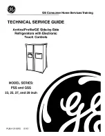 Preview for 1 page of GE PSC21MGM Technical Service Manual