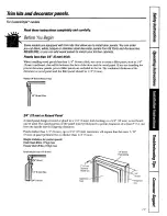 Preview for 17 page of GE PSC23MGSABB and Owner'S Manual And Installation Instructions