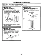 Preview for 24 page of GE PSC23MGSABB and Owner'S Manual And Installation Instructions