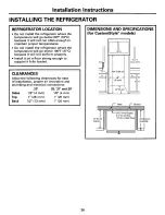 Preview for 26 page of GE PSC23MGSABB and Owner'S Manual And Installation Instructions