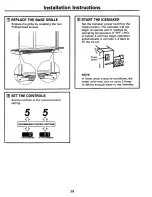 Preview for 29 page of GE PSC23MGSABB and Owner'S Manual And Installation Instructions