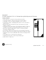 Preview for 3 page of GE PSC23MSWSS - Profile: 23.3 cu. Ft Dimensions And Installation Information