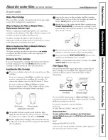 Preview for 7 page of GE PSC25NGSBBB and Owner'S Manual And Installation