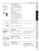 Preview for 9 page of GE PSC25NGSBBB and Owner'S Manual And Installation