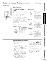 Preview for 13 page of GE PSC25NGSBBB and Owner'S Manual And Installation