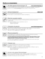 Preview for 83 page of GE PSC25NGSBBB and Owner'S Manual And Installation