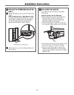 Preview for 29 page of GE PSDF5RGXBB - 24.6 cu. Ft. Refrirator Owner'S Manual