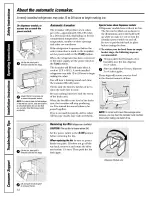 Preview for 12 page of GE PSF26MGSCWW and Owner'S Manual And Installation