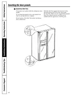 Preview for 20 page of GE PSF26MGSCWW and Owner'S Manual And Installation