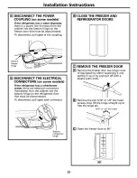 Preview for 23 page of GE PSF26MGSCWW and Owner'S Manual And Installation