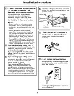 Preview for 27 page of GE PSF26MGSCWW and Owner'S Manual And Installation