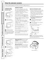 Preview for 14 page of GE PSF26NGPABB and Owner'S Manual And Installation