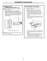 Предварительный просмотр 27 страницы GE PSH23NGPABB and Owner'S Manual And Installation