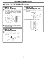 Preview for 26 page of GE PSH23PSRBSV and Owner'S Manual And Installation