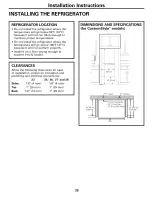 Предварительный просмотр 28 страницы GE PSH23PSRBSV and Owner'S Manual And Installation