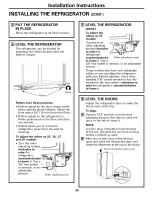 Предварительный просмотр 30 страницы GE PSH23PSRBSV and Owner'S Manual And Installation