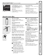 Preview for 9 page of GE PSHF6RGXCC - Profile 26' Dispenser Refrirator Owner'S Manual And Installation