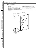 Preview for 22 page of GE PSHF6RGXCC - Profile 26' Dispenser Refrirator Owner'S Manual And Installation