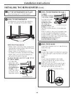 Preview for 30 page of GE PSHF6RGXCC - Profile 26' Dispenser Refrirator Owner'S Manual And Installation