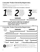 Preview for 44 page of GE PSHF6RGXCC - Profile 26' Dispenser Refrirator Owner'S Manual And Installation