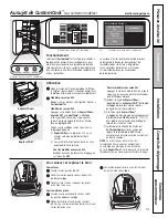 Preview for 51 page of GE PSHF6RGXCC - Profile 26' Dispenser Refrirator Owner'S Manual And Installation