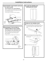 Предварительный просмотр 25 страницы GE PSHF6TGXCDBB and Owner'S Manual And Installation