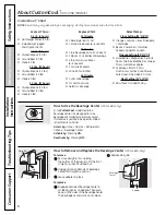 Preview for 8 page of GE PSHF6YGXWW - Profile 26' Dispenser Refrigerator Owner'S Manual And Installation Manual