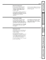 Preview for 17 page of GE PSHF6YGXWW - Profile 26' Dispenser Refrigerator Owner'S Manual And Installation Manual