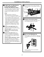 Preview for 29 page of GE PSHF6YGXWW - Profile 26' Dispenser Refrigerator Owner'S Manual And Installation Manual