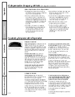 Preview for 102 page of GE PSHF6YGXWW - Profile 26' Dispenser Refrigerator Owner'S Manual And Installation Manual