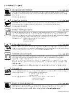 Preview for 132 page of GE PSHF6YGXWW - Profile 26' Dispenser Refrigerator Owner'S Manual And Installation Manual