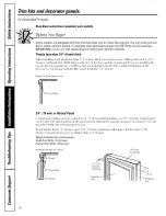 Preview for 16 page of GE PSI23MCLABB and Owner'S Manual And Installation