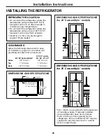 Preview for 28 page of GE PSI23NCR - Profile 22.6 cu. Ft Owner'S Manual And Installation Manual