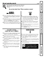 Preview for 35 page of GE PSI23NCR - Profile 22.6 cu. Ft Owner'S Manual And Installation Manual