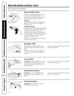 Preview for 10 page of GE PSS25MCMACC and Owner'S Manual And Installation