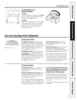 Preview for 15 page of GE PSS25MCMACC and Owner'S Manual And Installation