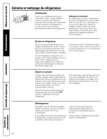 Предварительный просмотр 46 страницы GE PSS25MGMBBB and Owner'S Manual And Installation