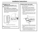 Предварительный просмотр 27 страницы GE PSS26NGSBBB and Owner'S Manual And Installation