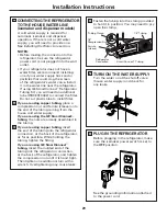 Предварительный просмотр 29 страницы GE PSS26NSTSS Owner'S Manual And Installation