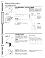 Предварительный просмотр 10 страницы GE PSSF3RGXCWW and Owner'S Manual And Installation