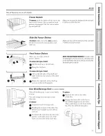 Предварительный просмотр 11 страницы GE PSSF3RGXCWW and Owner'S Manual And Installation