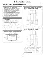 Предварительный просмотр 28 страницы GE PSSF3RGXCWW and Owner'S Manual And Installation