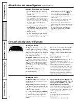 Preview for 16 page of GE PSW23PSWSS - 23.2 cu. Ft. Refrirator Owners And Installation Manual