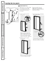 Предварительный просмотр 22 страницы GE PSW23PSWSS - 23.2 cu. Ft. Refrirator Owners And Installation Manual